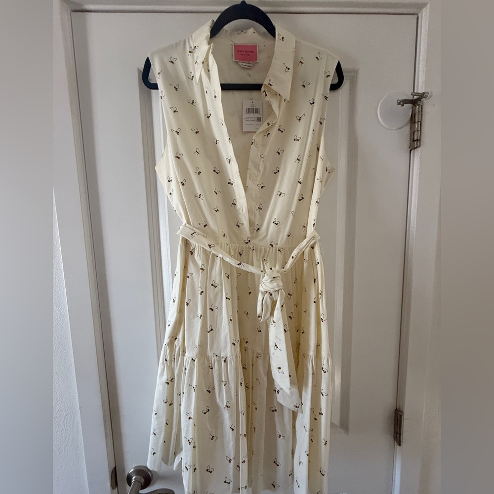 Kate Spade Cream Bee Sundress